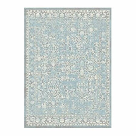 AURIC 3564-0030-GREY Colosseo Area Rug- Grey - 3 ft. 3 in. x 4 ft. 11 in. AU3174547